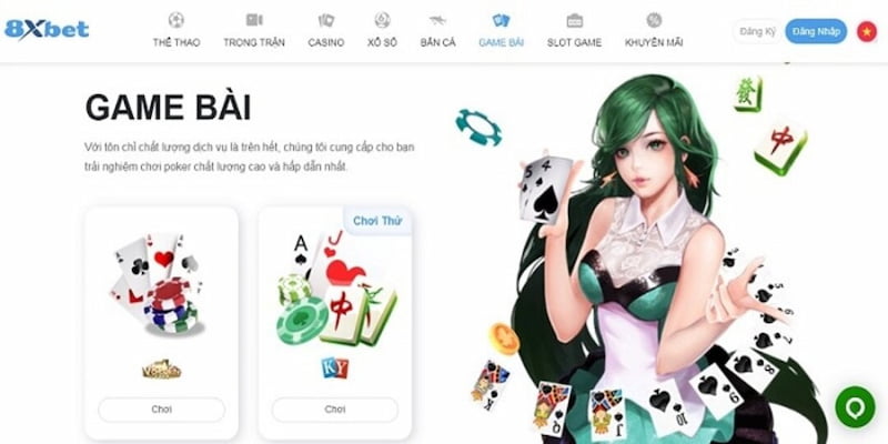 Đến với sảnh game bài, anh em sẽ có cơ hội húp thưởng bằng các siêu phẩm kinh điển của mọi thời đại